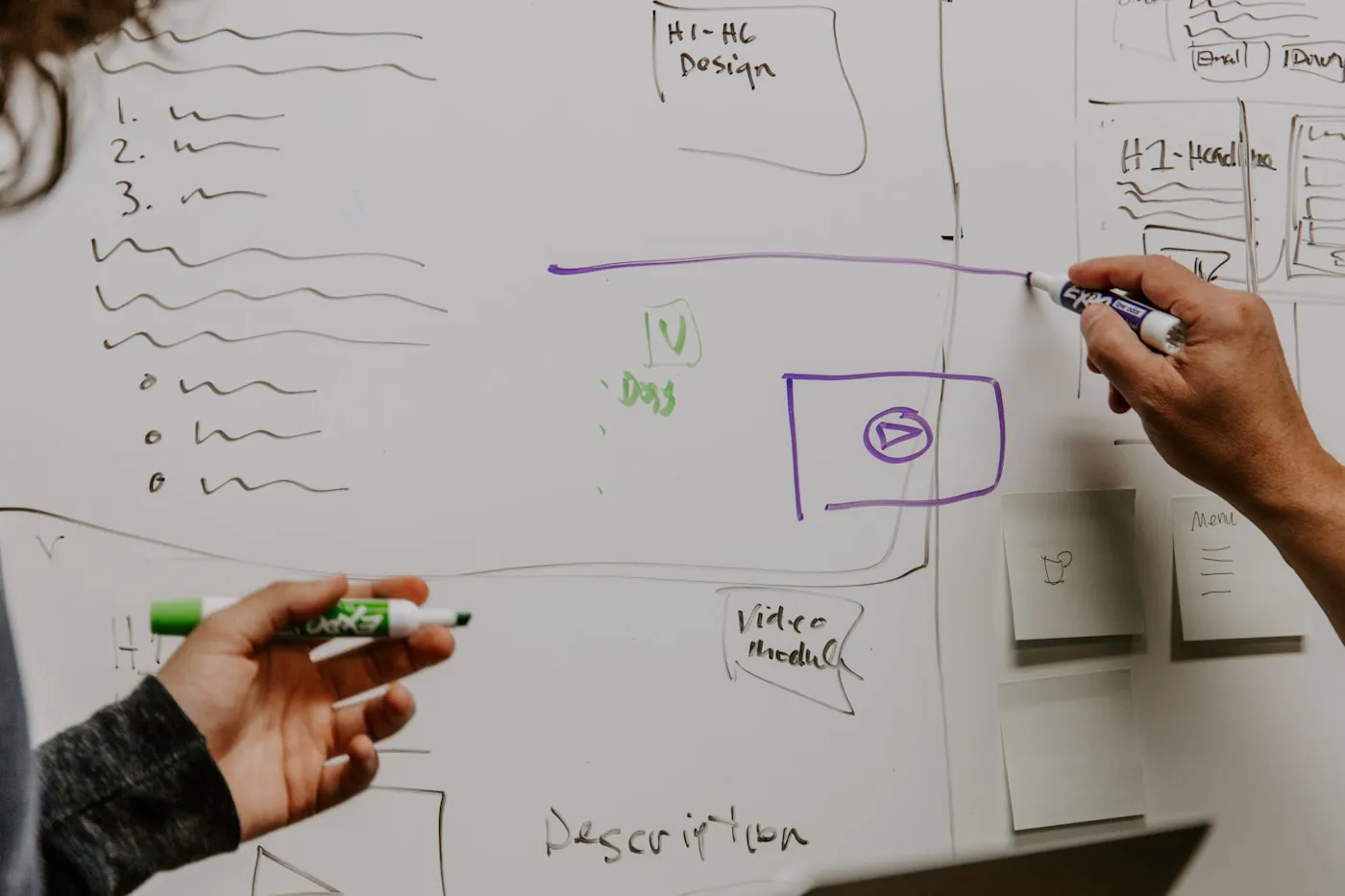 PinexaDigital mapping out a project plan